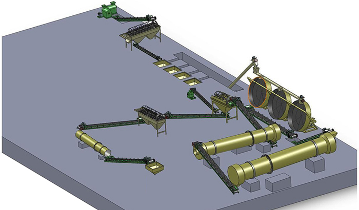 復合肥生產(chǎn)線(圖1) 復合肥生產(chǎn)線