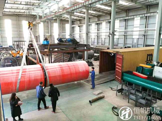 搶占有機肥設備出口新藍海 恒帆機械成功登陸芬蘭(圖2) 有機肥烘干機裝箱